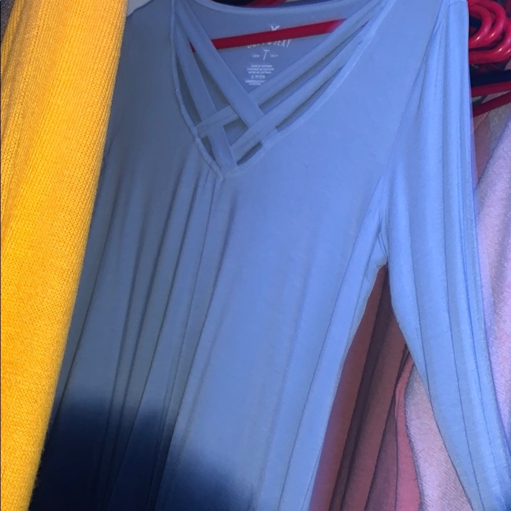 American eagle silky top